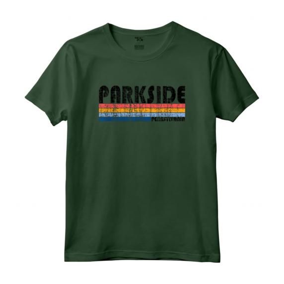 Parkside, PA Hometown Pride Retro Anni '70 80 Stile Maglietta - Mostra l'Orgoglio della Tua Città Natale con Stile Vintage