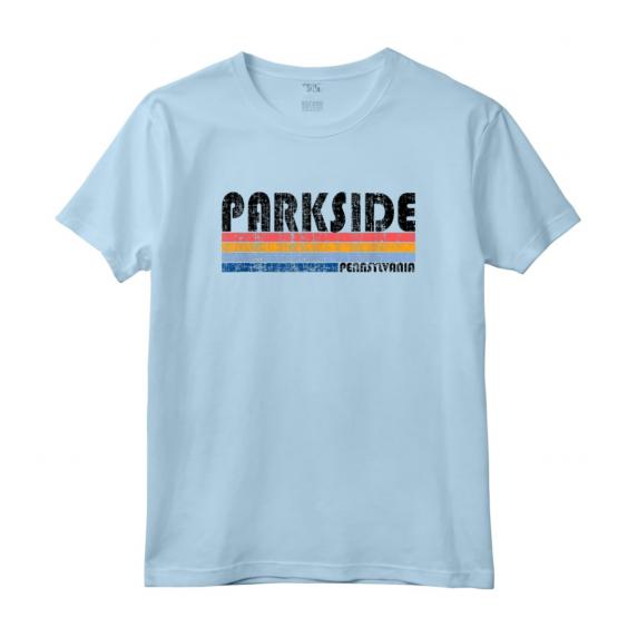 Parkside, PA Hometown Pride Retro Anni '70 80 Stile Maglietta - Mostra l'Orgoglio della Tua Città Natale con Stile Vintage