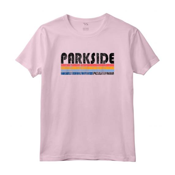Parkside, PA Hometown Pride Retro Anni '70 80 Stile Maglietta - Mostra l'Orgoglio della Tua Città Natale con Stile Vintage