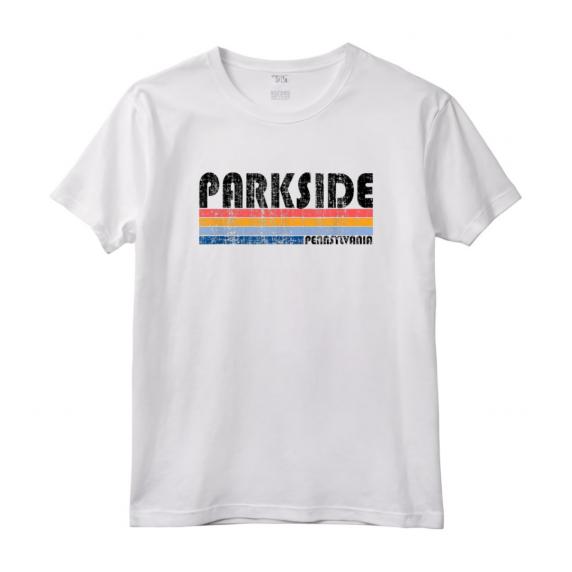 Parkside, PA Hometown Pride Retro Anni '70 80 Stile Maglietta - Mostra l'Orgoglio della Tua Città Natale con Stile Vintage