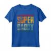 Super Daddy Festa del Papà - Maglietta Compleanno Regalo per Papà - Design Vintage Retro Anni '60 '70 '80