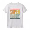 Super Daddy Festa del Papà - Maglietta Compleanno Regalo per Papà - Design Vintage Retro Anni '60 '70 '80