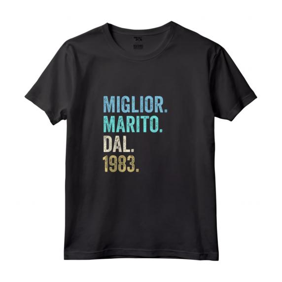 Miglior Marito Dal 1983 | Anni 41 Anniversario Matrimonio Maglietta - Regalo Vintage per Lui
