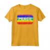 Pace Simbolo Bandiera Colori no Guerra Arcobaleno - Peace War Maglietta Vintage - Ideale come Regalo per Compleanno o Feste