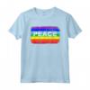 Pace Simbolo Bandiera Colori no Guerra Arcobaleno - Peace War Maglietta Vintage - Ideale come Regalo per Compleanno o Feste