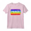 Pace Simbolo Bandiera Colori no Guerra Arcobaleno - Peace War Maglietta Vintage - Ideale come Regalo per Compleanno o Feste