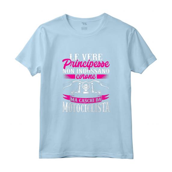Divertente Vere Principesse Indossano Caschi Da Motociclista - Maglietta da Motociclista per Donne - Regalo Perfetto per Appassionati di Moto