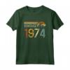 Vintage 1974 Compleanno Uomo - Maglietta Regalo Anno 1974 - Idea Originale per Papà e Mamma Nati nel 1974