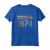 Vintage 1974 Compleanno Uomo - Maglietta Regalo Anno 1974 - Idea Originale per Papà e Mamma Nati nel 1974
