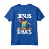 Jesus Raves DJ Rave Techno EDM Party Festival Giradischi Maglietta - Ideale per Festival EDM e Rave