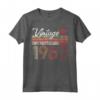 HapTiger Limited Edition Maglietta - Classic Original Aged Vintage Legend Birthday Outfit Apparel - Great Gift Idea for Men, Women, and Kids