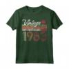 HapTiger Limited Edition Maglietta - Classic Original Aged Vintage Legend Birthday Outfit Apparel - Great Gift Idea for Men, Women, and Kids