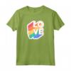 Love, Colori Arcobaleno, LGBTQ - Maglietta Tolleranza e Orgoglio - Ideale per Natale e Compleanno