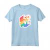 Love, Colori Arcobaleno, LGBTQ - Maglietta Tolleranza e Orgoglio - Ideale per Natale e Compleanno