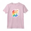 Love, Colori Arcobaleno, LGBTQ - Maglietta Tolleranza e Orgoglio - Ideale per Natale e Compleanno