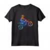 Colorato Motocross Enduro Grafica Moto Biker Maglietta - Ride the Adventure - Regalo Perfetto per Piloti di Enduro