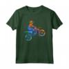 Colorato Motocross Enduro Grafica Moto Biker Maglietta - Ride the Adventure - Regalo Perfetto per Piloti di Enduro