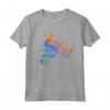 Colorato Motocross Enduro Grafica Moto Biker Maglietta - Ride the Adventure - Regalo Perfetto per Piloti di Enduro