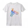 Colorato Motocross Enduro Grafica Moto Biker Maglietta - Ride the Adventure - Regalo Perfetto per Piloti di Enduro