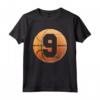 Compleanno Basket Bambini 9 Anni - Tee Ragazzi Pallacanestro - Regalo Compleanno a Tema Basket