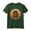 Compleanno Basket Bambini 9 Anni - Tee Ragazzi Pallacanestro - Regalo Compleanno a Tema Basket