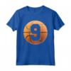 Compleanno Basket Bambini 9 Anni - Tee Ragazzi Pallacanestro - Regalo Compleanno a Tema Basket