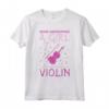 Maglietta Violinista Regalo - Design di Violino per Musicisti - Idea Regalo Natale e Compleanno