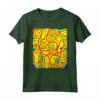 Kidcore Aesthetic Facce Sorridenti Distorsione del Viso Maglietta - Nostalgic 80s 90s Retro Aesthetic Clothes for Soft Girls and Boys