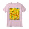 Kidcore Aesthetic Facce Sorridenti Distorsione del Viso Maglietta - Nostalgic 80s 90s Retro Aesthetic Clothes for Soft Girls and Boys