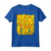 Kidcore Aesthetic Facce Sorridenti Distorsione del Viso Maglietta - Nostalgic 80s 90s Retro Aesthetic Clothes for Soft Girls and Boys