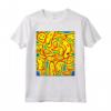 Kidcore Aesthetic Facce Sorridenti Distorsione del Viso Maglietta - Nostalgic 80s 90s Retro Aesthetic Clothes for Soft Girls and Boys