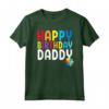 Buon Compleanno Papà - Carino Bambino Regalo di Compleanno Maglietta - Happy Birthday Daddy Design per Ragazzi e Ragazze