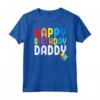 Buon Compleanno Papà - Carino Bambino Regalo di Compleanno Maglietta - Happy Birthday Daddy Design per Ragazzi e Ragazze