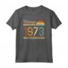 Vintage 1973 Compleanno Uomo Donna - Maglietta Annata 1973 Leggera e Taglio Classico - Regalo Ideale per Papà e Mamma Nati nel 1973