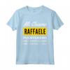 Io non sbaglio mai - Maglietta personalizzata con il nome Raffaele per Figlio - Regalo Divertente per Papà, Zio o Marito