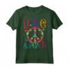 Fiore Potere Hippie Costume Love Pace anni '60 '70 Retrò Maglietta - Costume per Carnevale Retro con Motivi Flower Power Love Peace