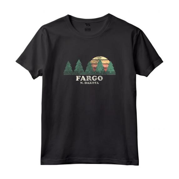 Fargo ND - Maglietta Vintage Anni '70 con Design Retrò - Regalo Unico per la Famiglia e Gli Amici - Ideale per Natale