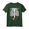 Halloween Skeleton Bambini Scheletro Ragazzi Ragazze Costume Maglietta - Ideale per dolcetto o scherzetto e le feste di Halloween per bambini