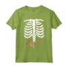 Halloween Skeleton Bambini Scheletro Ragazzi Ragazze Costume Maglietta - Ideale per dolcetto o scherzetto e le feste di Halloween per bambini