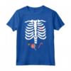 Halloween Skeleton Bambini Scheletro Ragazzi Ragazze Costume Maglietta - Ideale per dolcetto o scherzetto e le feste di Halloween per bambini