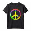 Hippie Costume Tie Die Anni '60 Anni '70 Maglietta - Stile Retrò Peace Love Flower Power - Perfetto per Feste a Tema Retro