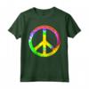 Hippie Costume Tie Die Anni '60 Anni '70 Maglietta - Stile Retrò Peace Love Flower Power - Perfetto per Feste a Tema Retro