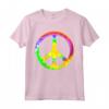 Hippie Costume Tie Die Anni '60 Anni '70 Maglietta - Stile Retrò Peace Love Flower Power - Perfetto per Feste a Tema Retro