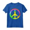 Hippie Costume Tie Die Anni '60 Anni '70 Maglietta - Stile Retrò Peace Love Flower Power - Perfetto per Feste a Tema Retro