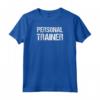 Personal Trainer - Solo indietro Maglietta Professionale per Promuovere l'Attività - Ideale per Fitness