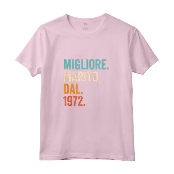 Migliore Marito Dal 1972 | Anni 52 Anniversario Matrimonio Maglietta - Regalo Speciale Vintage per Marito Sposato dal 1972