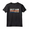 Retro Vintage 70s 80s Style West Ham, Regno Unito Maglietta - Design Hipster Britannico - Perfetto per i Fan di Calcio
