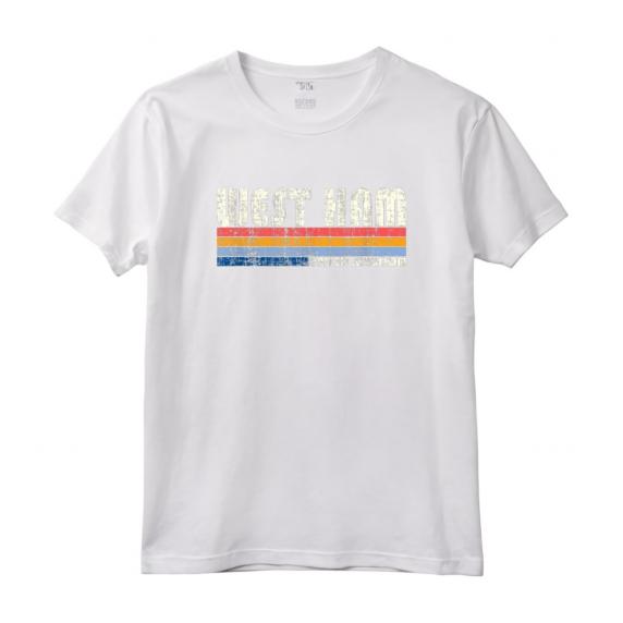 Retro Vintage 70s 80s Style West Ham, Regno Unito Maglietta - Design Hipster Britannico - Perfetto per i Fan di Calcio