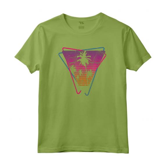 HapTiger Miami 80s Maglietta - Design Retrowave Synthwave Vintage - Regalo Natale Compleanno