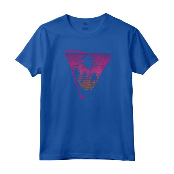 HapTiger Miami 80s Maglietta - Design Retrowave Synthwave Vintage - Regalo Natale Compleanno